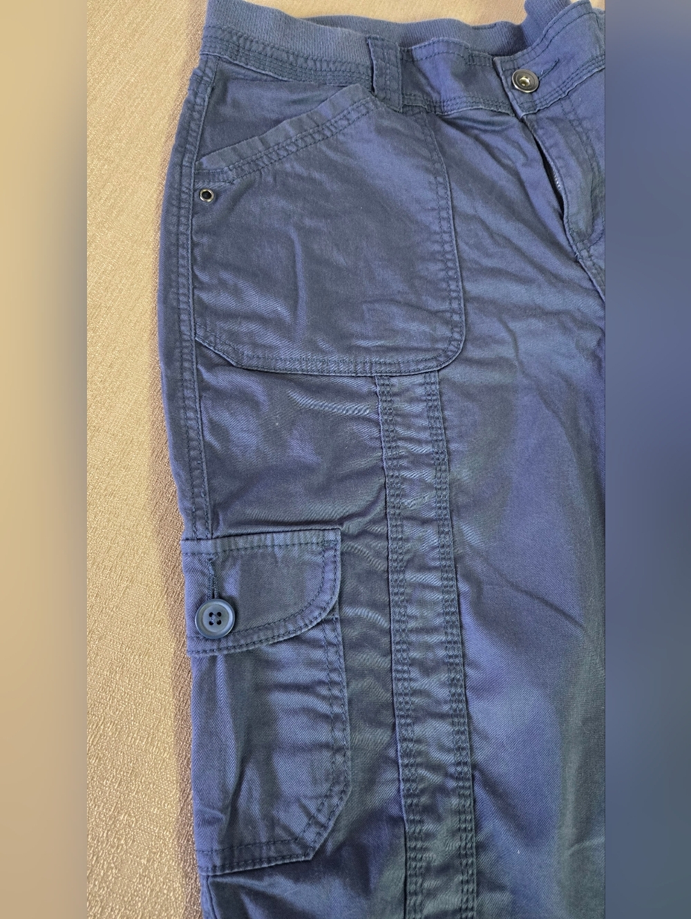 STYLE & CO | Pull-On Capris in Dark Navy sz 10P - Picture 3 of 11